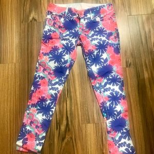 Jean Skinny Lilly Pulitzer 'Worth' Couleur Pearly Purple - Taille 14, Neuf Avec étiquettes